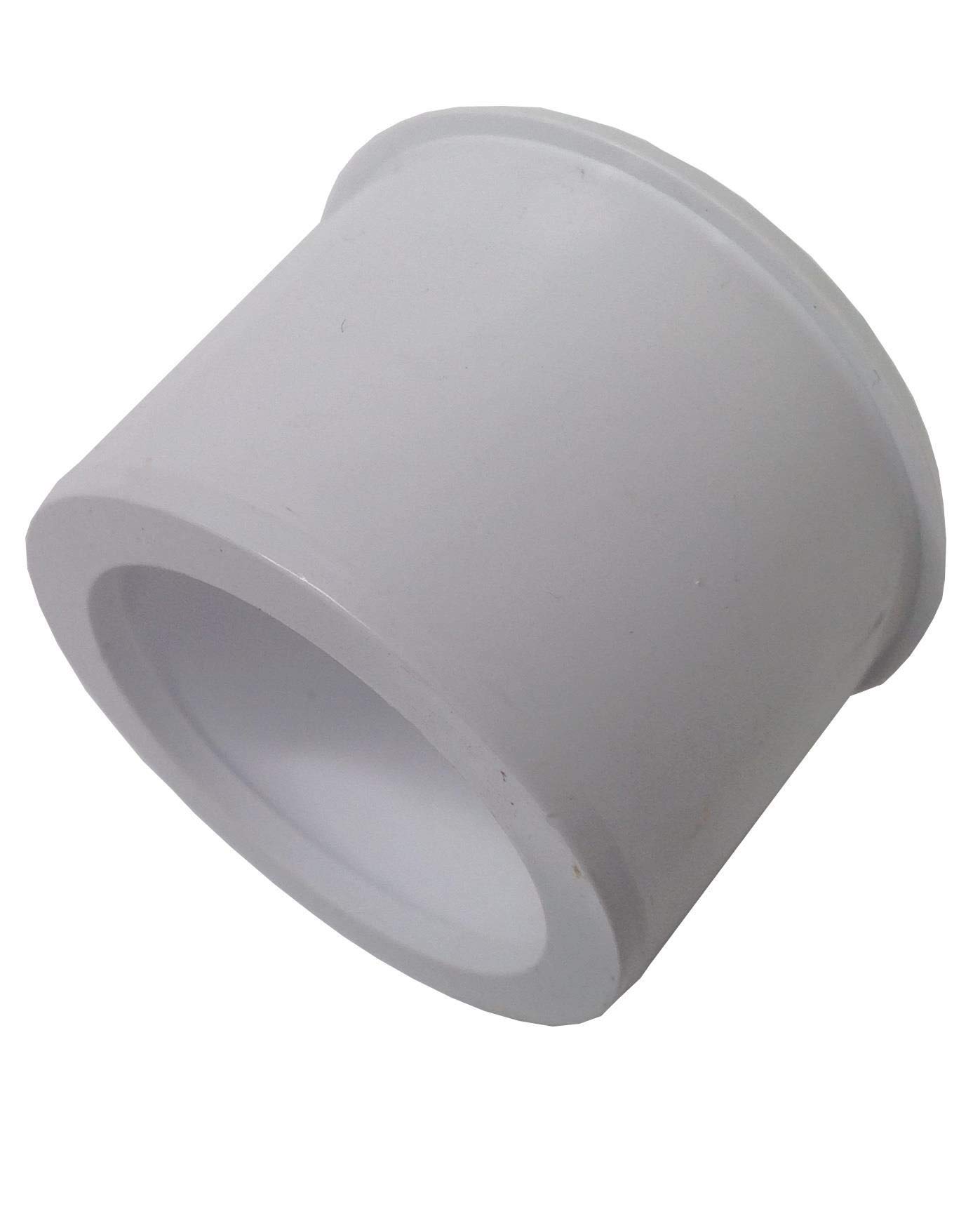 Solvent Weld White 40mm (43mm) x 32mm (36mm) Waste Pipe Fitting Reducer - Pack of 2