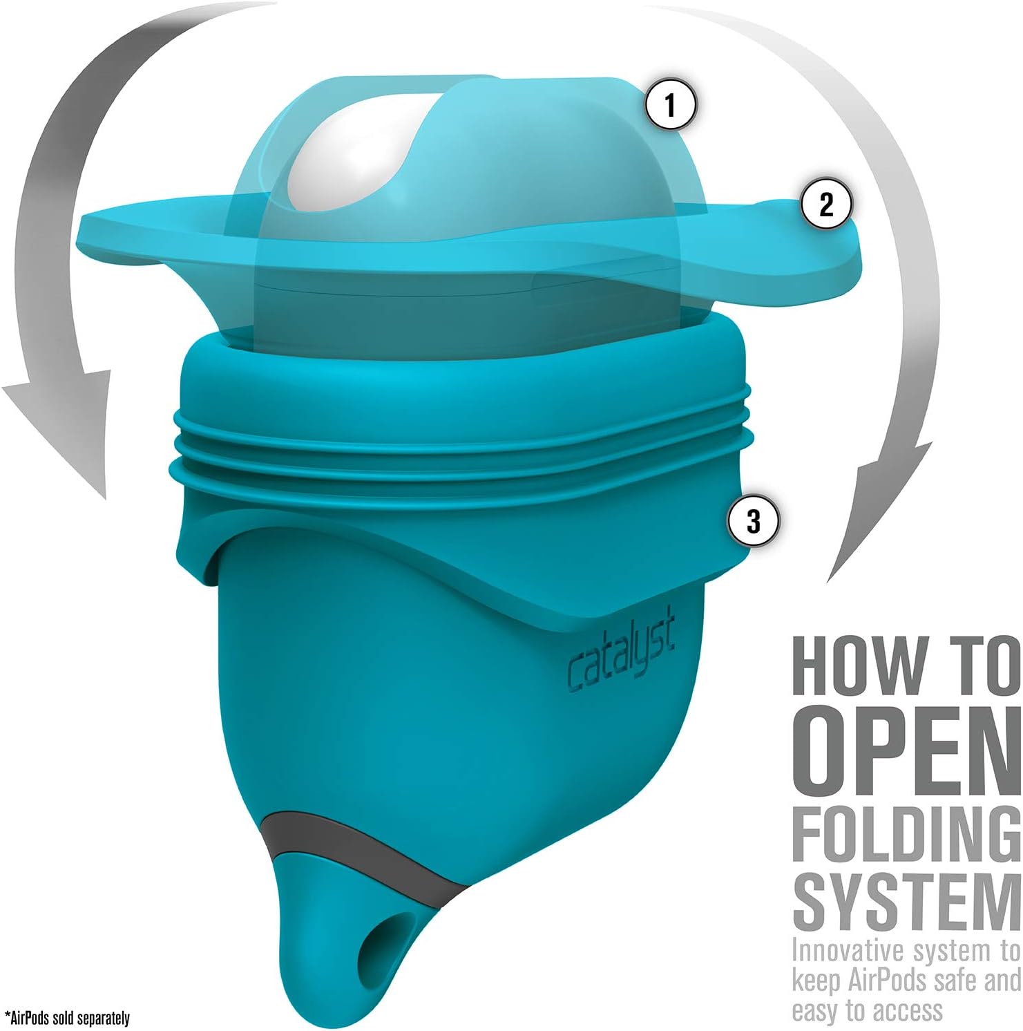 Catalyst Waterproof Case for AirPods 2nd Generation and AirPods 1st Generation - Image 3