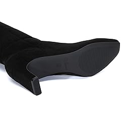 Athlefit Tall Black Boots for Women Knee High