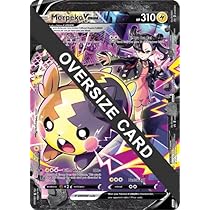 Morpeko V-Union - Marnie - **Jumbo** Black Star Promo - Oversize