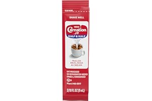 NESTLE COFFEE MATE Nestle Carnation Coffee Creamer Half and Half, Made with Real Dairy, 0.304 fl oz Liquid Stick Pack (Box of 240)