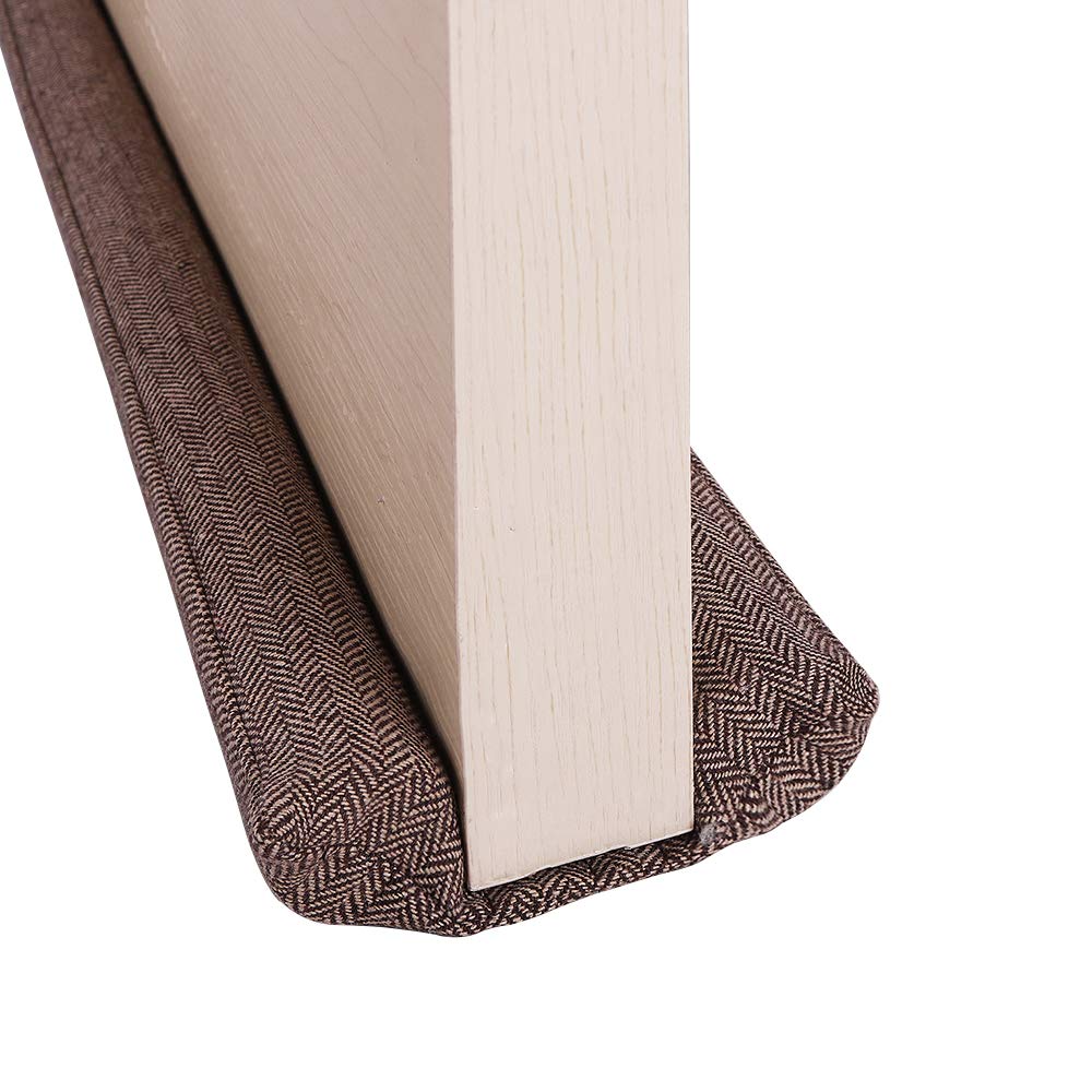 VISEMAN 36 Inch Under Door Draft Stopper-Twin Door Draft Blocker Guard, Double Sided,Machine-Washable