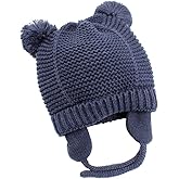 Paladoo Baby Hat with Cute Earflap Warm Fleece Lining 0-36 Months Winter