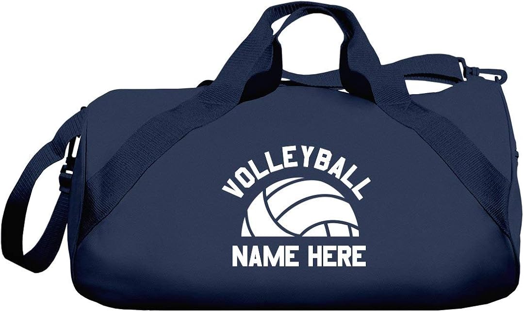 Personalized Volleyball Sports Girl Barrel Duffel Bag