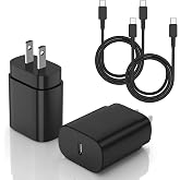 for Samsung Galaxy Super Fast Charging Cord 10FT, 25W Type C Phone Charger | Android Charger Block 2Pack&amp; 10ft USBC Cable for Samsung Galaxy S26 S25 S24 S23 S22 S21 S20 S10 S9 S8 Plus/Ultra/FE Note20/10
