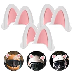Motorcycle Helmets 3 Pairs Cat Ears for Helmet Self