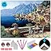 Diamond Painting Kits for Adults - Full Drill, DIY Art Crafts, Framed, 16''x12''