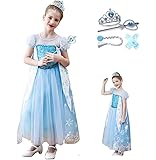 Girl Princess Costume Birthday Party Halloween Cosplay Costume Full Set 3-14 Years Old