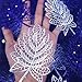 pqdaysun African Lace Fabrics 5 Yards 2019 Nigerian French Beaded Tulle Fabric (Royal Blue)