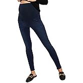 Motherhood Maternity Womens Super Stretch Secret Fit Over The Belly Skinny Ankle Length Jeans
