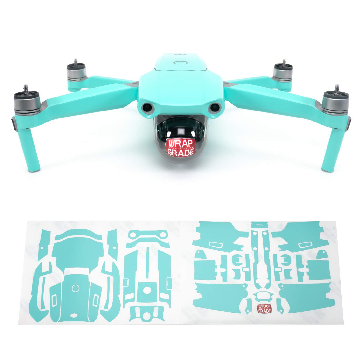 Wrapgrade Main Unit Skin Compatible with DJI Mavic Air 2 (MINT BLUE)