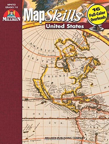 Map Skills, United States: Grades 7, 8, 9