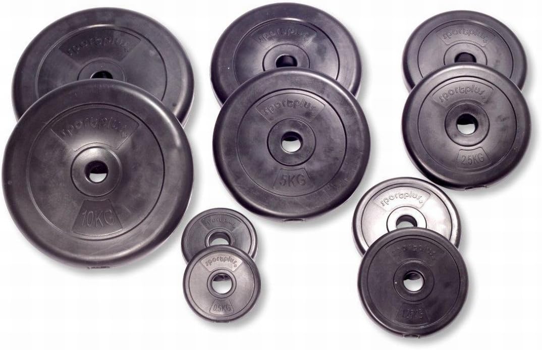 Disque Pour Haltère ScSports ® Haltère Long - Barre Longue 160 Cm
