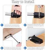 Tsudoku Heavy Duty Push Latch 4 Pack Push to Open Cabinet Door Magnetic Catch view 4
