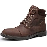 Arkbird Mens Chelsea Boots, Stylish and Comfort Leather Chukka Ankle Boots with Zipper