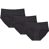 KNIX Super Leakproof No-Show Boyshort- Period Underwear for Women - Machine Washable, Reusable (3 Pack)