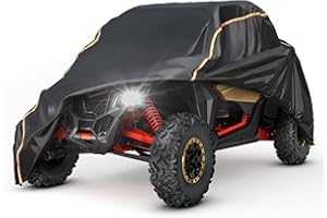 KEMIMOTO X3 Cover 2 Seater, Waterproof Oxford Cloth Long Lasting Keep Clean Cab Enclosure UTV Cover, 134"×73"×60" Medium, Compatible with Can-Am Maverick X3 2017-2025