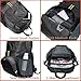 ORICSSON Unisex Rated 35L Durable Lightweight Foldable Backpack Waterproof Handy Daypack (Black-II, 35L)
