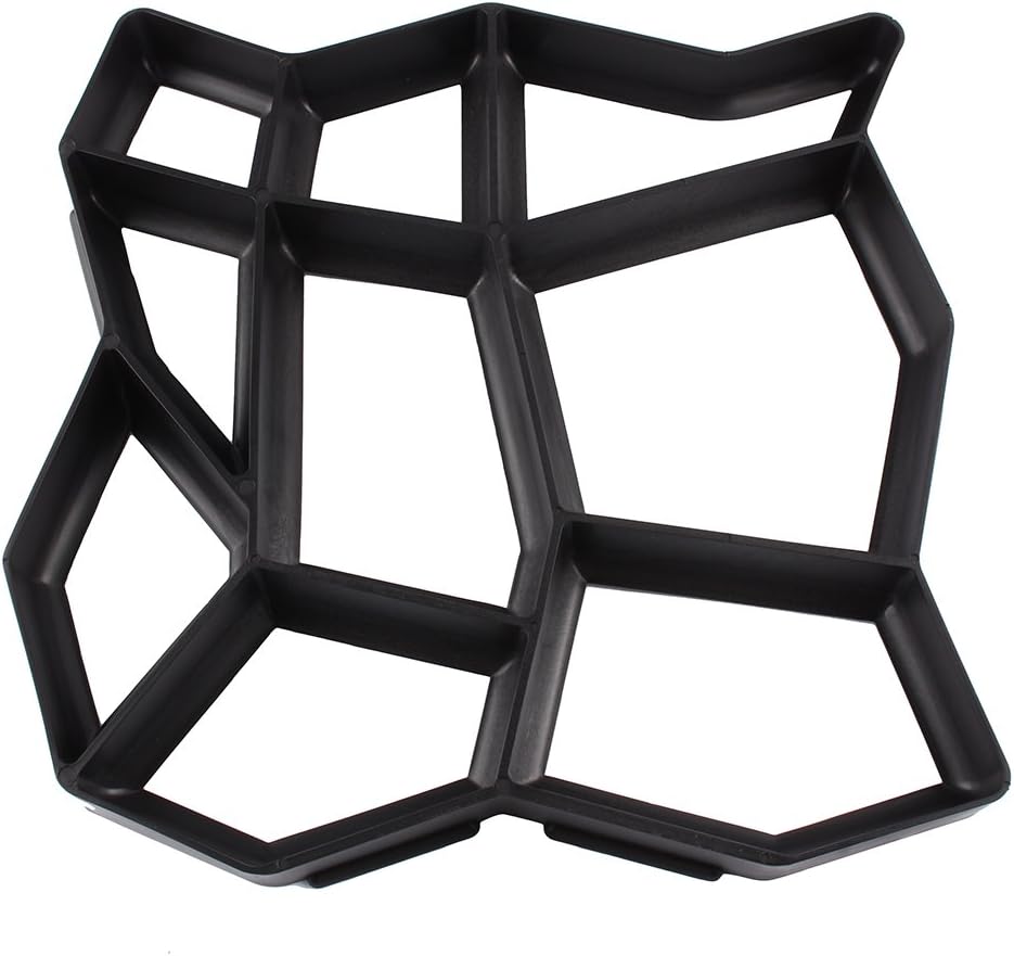 GOTOTOP 43cm Concrete Paving Mould Garden Path Stone Walkway DIY Plastic Mould