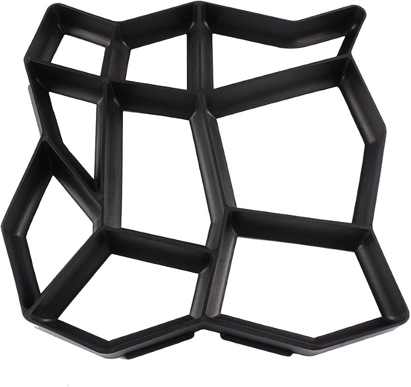 GOTOTOP 43cm Concrete Paving Mould Garden Path Stone Walkway DIY Plastic Mould