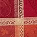 DII Traditional Harvest Wheat Jacquard Collection Thanksgiving Fall Table Décor Damask Cotton, Square Napkin Set, 20x20, Burnt Orange Pumpkin Vine, 6 Piece