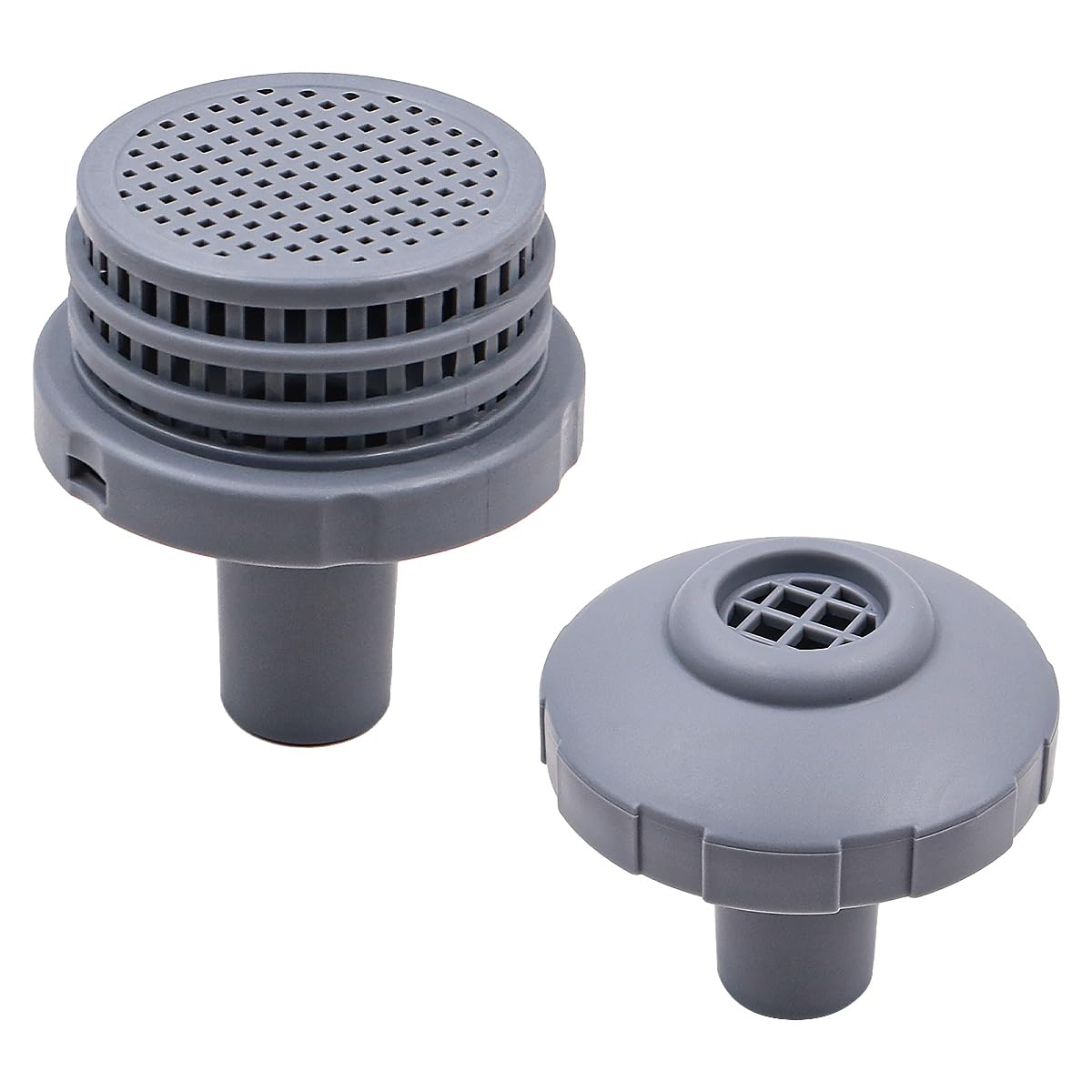 Alnicov Swimming Pool Water Jet Connector Kits with Outlet Strainer Grid,Inlet Nozzle and Hole Plug with 1.25 Inch Fittings