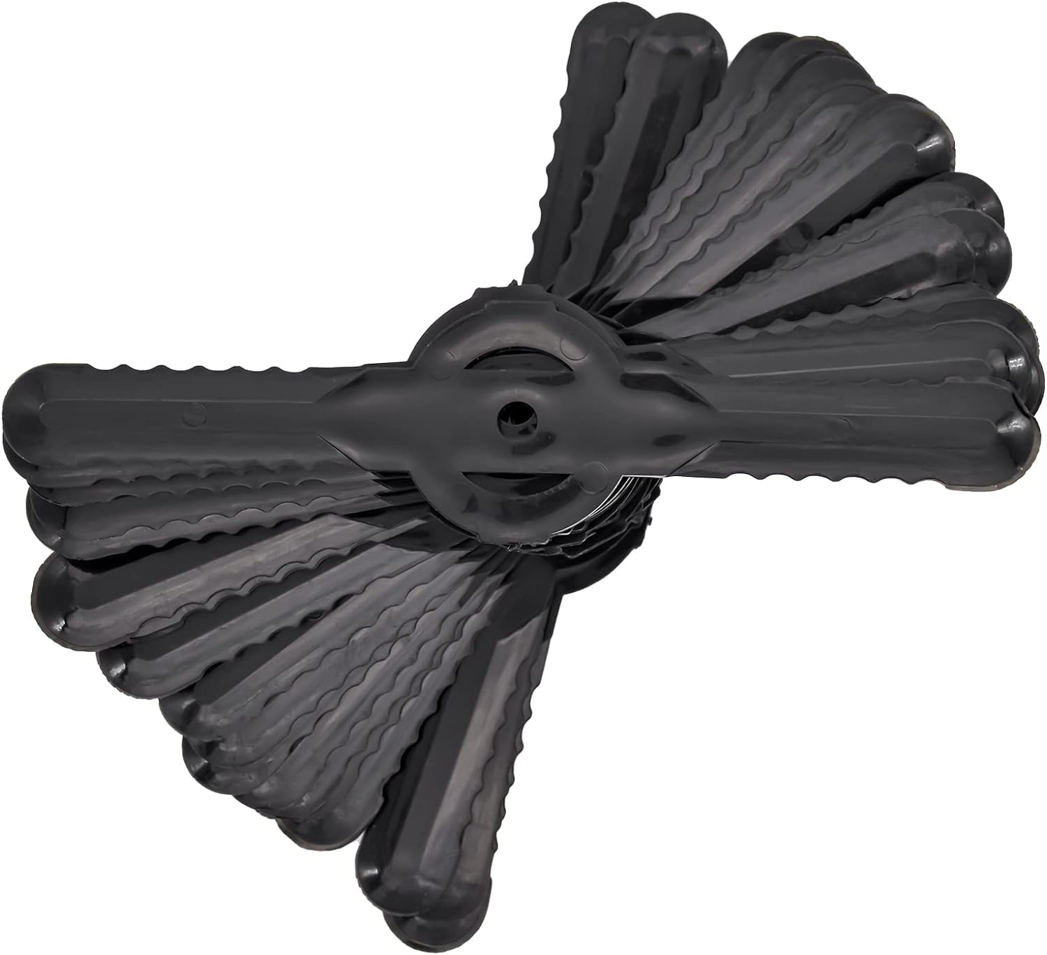 Plastic Grass Trimmer Blades, Grass Trimmer Replacement Blades, 135 mm Cordless Strimmer Blades, for Lawn, Garden, Orchard, Woods, or Pastoral, Cordless Lawn Mower Cutting (Black(30 Pack))