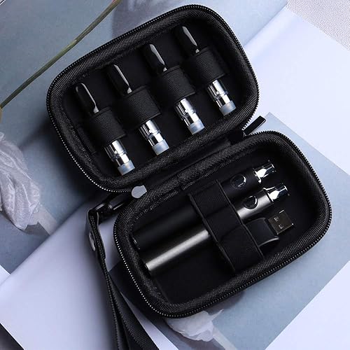 BKING-BOX Vape Carrying Case(Case Only) for Battery Tank Holder Case Black  Hard Accessories Carrying Pouch Cover Bag for Vape Pen 510 Battery Charger  Mini Universal Portable Bag (Black) in Kenya