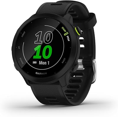 Garmin Forerunner 55 42mm GPS Running Smartwatch Lightweight Black