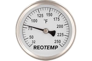 REOTEMP S2-F1 Pipe Clamp Surface Hot Water Thermometer