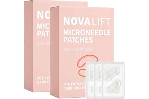 NOVALIFT Micro Eye Patches – Under Eye Patchs Smile Line Patches (2BOX(6 Pairs))