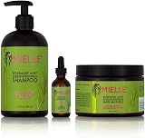 Mielle Organics Rosemary Mint Strengthening Shampoo Hair Masque Oil Set view 1