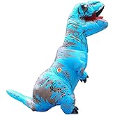 Funny Inflatable Dinosaur Costume for Adult and Kids,Blow Up Dinosaur Costume for Halloween Cosplay Party