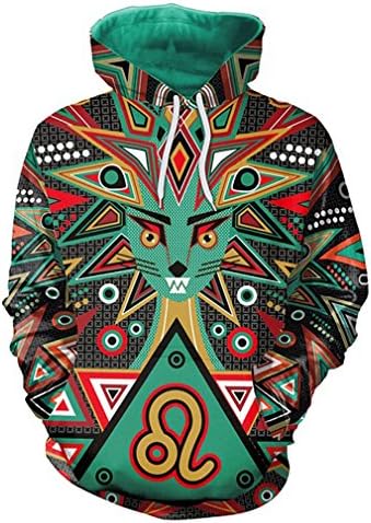 Nanahoodies Hiphop Hoodies Alien 3D Printed Geometry Autumn Sweatshirt Thin Hooded Men/Women Hoodie