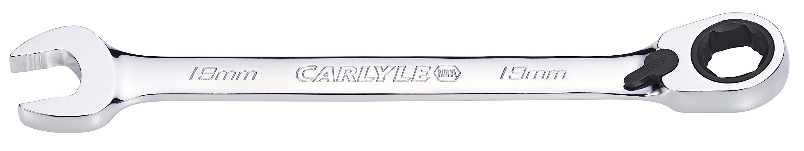 Carlyle Hand Tools Spanner - Reversible Ratcheting - Metric - 19 mm