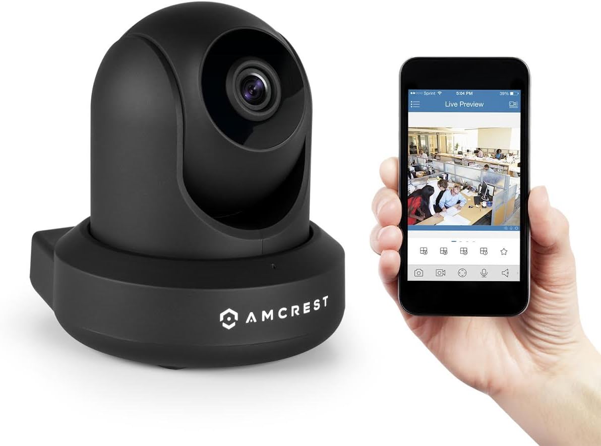 Amcrest UltraHD 2K WiFi Camera 3MP (2304TVL) Dualband 5ghz / 2.4ghz Indoor Pan/Tilt Surveillance Wireless IP Camera - Image 4