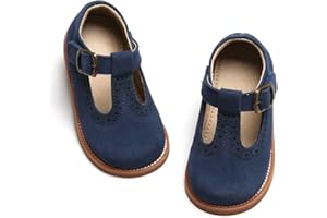 ESTINE Toddler Little Girls School Uniform Oxfords-Flower Dress Party Shoes