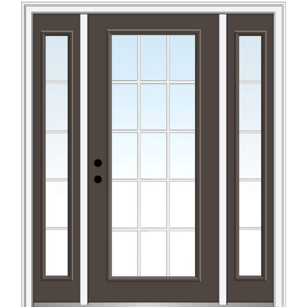 National Door Company ZZ05379R Fiberglass, Brown, Right