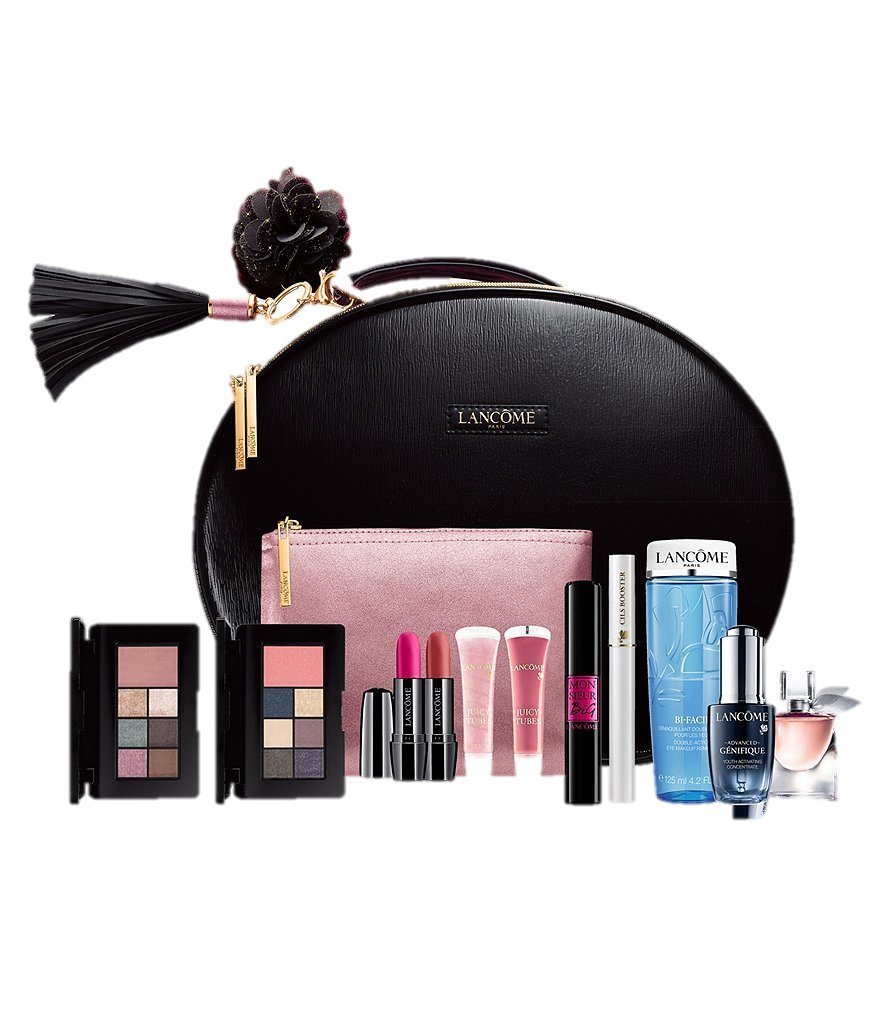 LANCOME LE PARISIAN HOLIDAY CASE GLAM SET BEAUTY BOX SET 10 Pcs