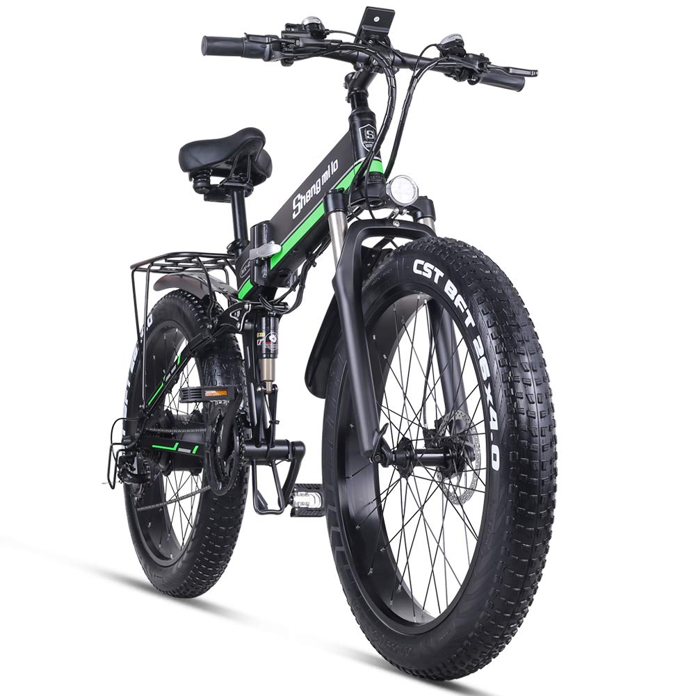 Buy ShengmiloMX01 Folding electric bike 1000w full suspension electric