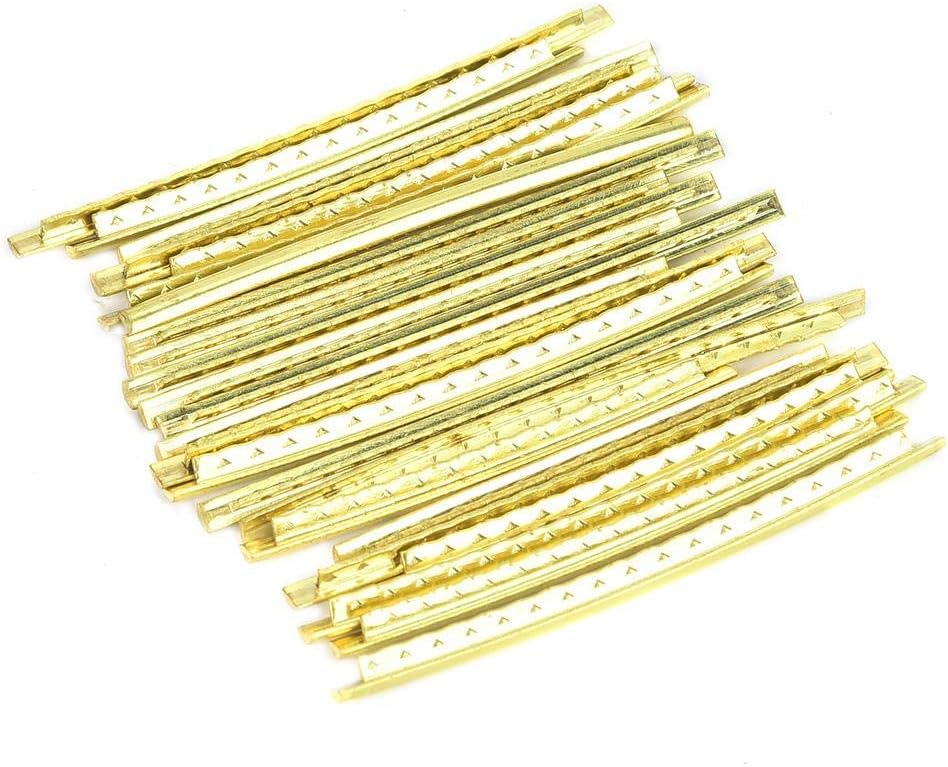 Electric Guitar Fret Wire, Brass Fret Wire Set for Electric Guitar and Bass 24pcs 2.7mm Width - Image 3