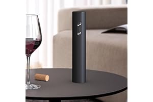 Generic Electric Wine Opener, Battery Operated, Black, ABS Material, Automatic, Foil Cutter, Wine Bottle Opener