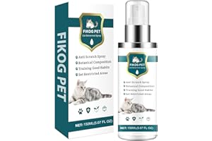 AENEY Cat Deterrent Spray, Cat Repellent Indoor and Outdoor for Cat and Kitten, Protecting Furniture, Effective Cat Scratch Deterrent Training Aid for Furniture, Sofas, Rugs, Curtain, 150ml