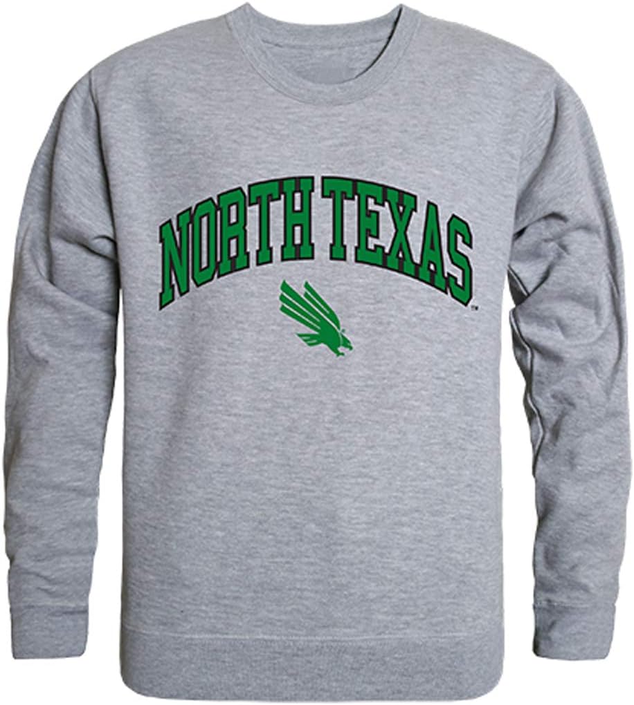 UNT North Texas Mean Green NCAA Men's Campus Crewneck Fleece Sweatshirt