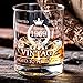 1969 50th Birthday Gifts for Men and Women Premium Whiskey Glasses - Vintage Funny 50 Years Gifts Ideas for Dad, Mom, Husband, Wife - Anniversary Gift, Party Favors, Decorations for Him or Her - 11oz