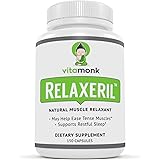 Relaxeril™ Best All-Natural Muscle Relaxer - Complete Formula for Lasting Leg Cramp, Soreness, Back Spasm, and Tension Relief