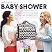 Diaper Bag Backpack - Nappy Baby Changing Diaper Bag Organizer - Waterproof Baby Backpack for Women - Baby Shower Gifts - Diaper Tote Maternity Bag (shevron)