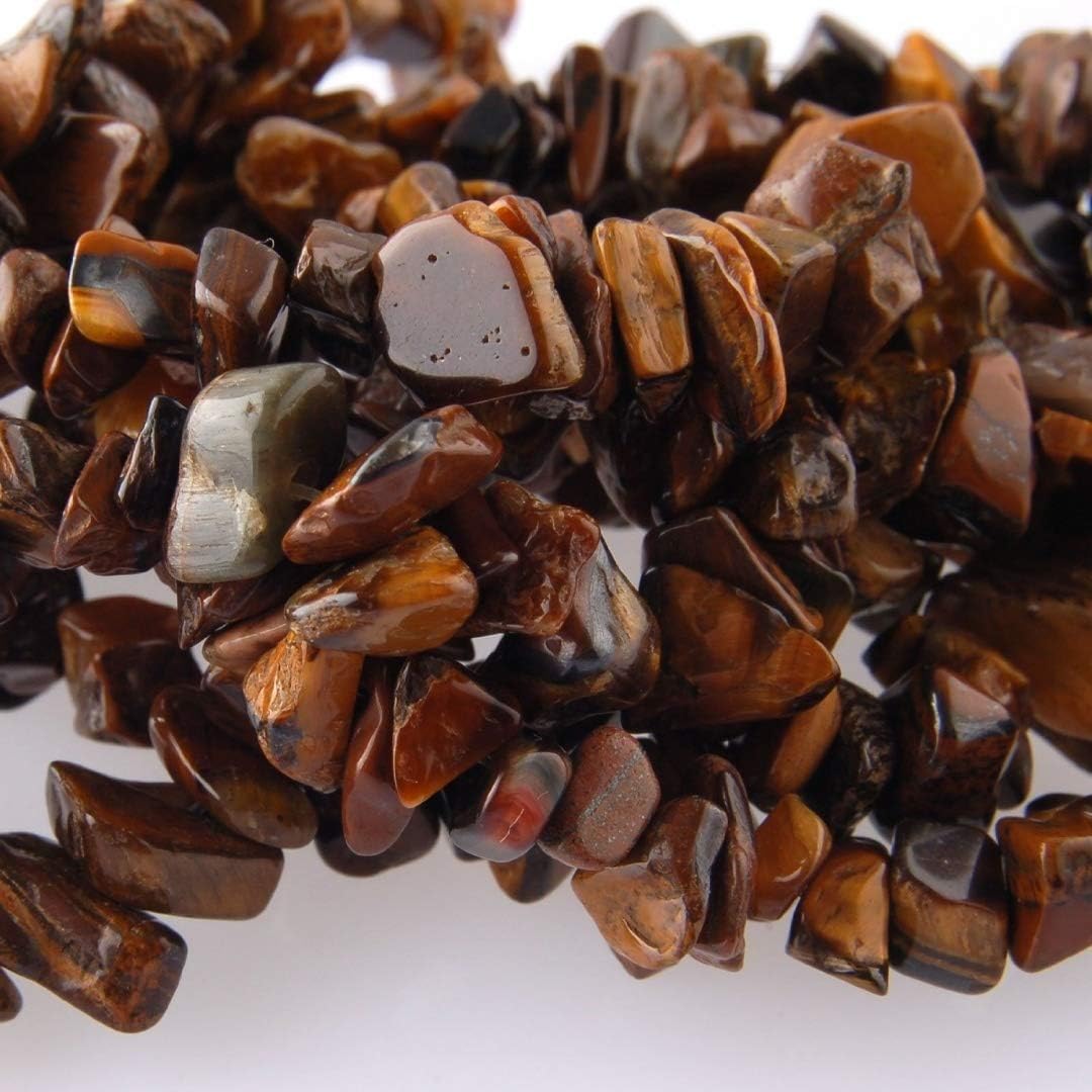 Tigers Eye Chips - 34" (90cm) String