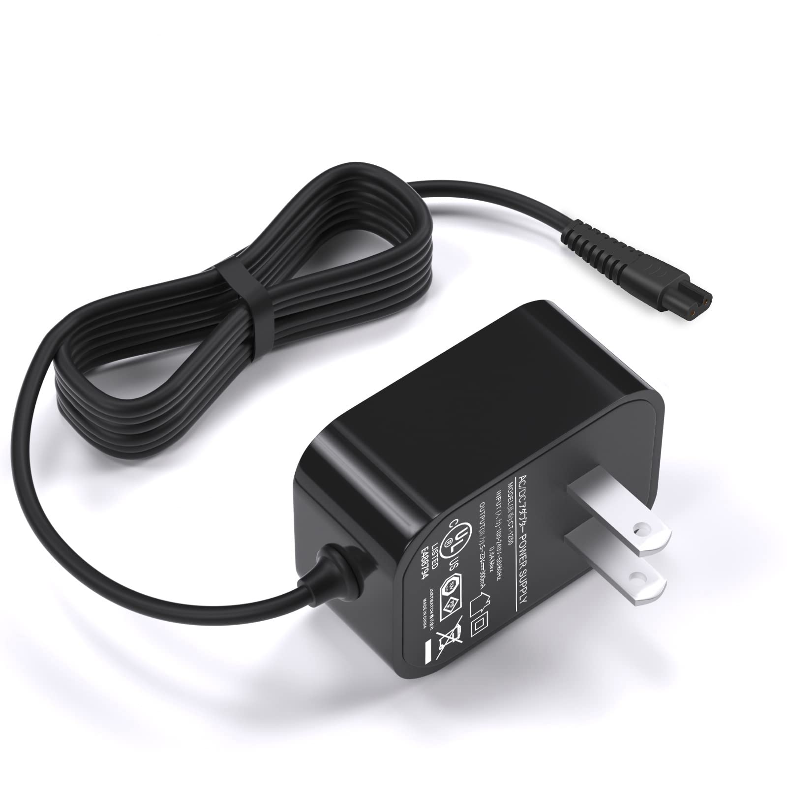 Replacement for Bissell Pet Hair Eraser Charger, Charging Power Cord Compatible with Bissell 2390 2390A 23903 2284 2284W 14.4V Lithium Ion Hand Vacuum Power Cord