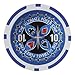Brybelly Holo Inlay Poker Chips Heavyweight 14-gram Clay Composite - Pack of 50 ($10 Blue)